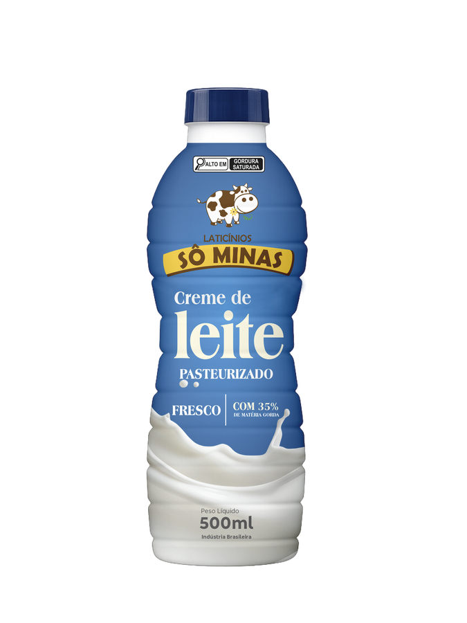 Creme de Leite Pasteurizado Sô Minas 500g