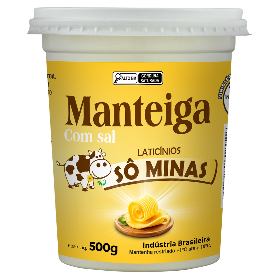 Manteiga com Sal Sô Minas 500g